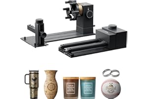 xTool RA3 World's First Smart MagSwap Rotary Attachment for xTool P3, F2 Laser Engraver, 360° LiDAR Mapping Alignment, Intell