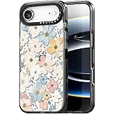 Bouvardia for iPhone 17 Air Case, Cute Design for Women & Girls, Protective & Aesthetic, Floral Theme - Flowers Blossoming (Gray Bumper)