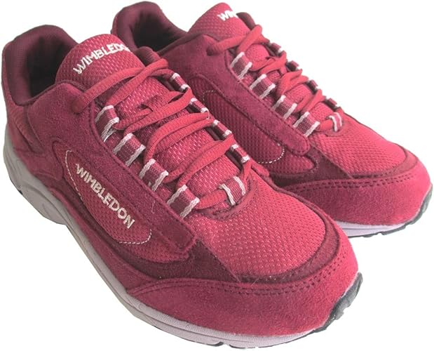 Amazon アサヒ ウインブルドン Asahi Wimbledon L 030 レディース スニーカー レースアップ 軽量 ウォーキング 仕事靴 23 5cm ワイン スニーカー