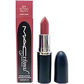 MAC Cosmetics Ximal Sleek Satin Lipstick - 824 Sitting Pretty (Light rose) 0.12 Oz / 3.5 g