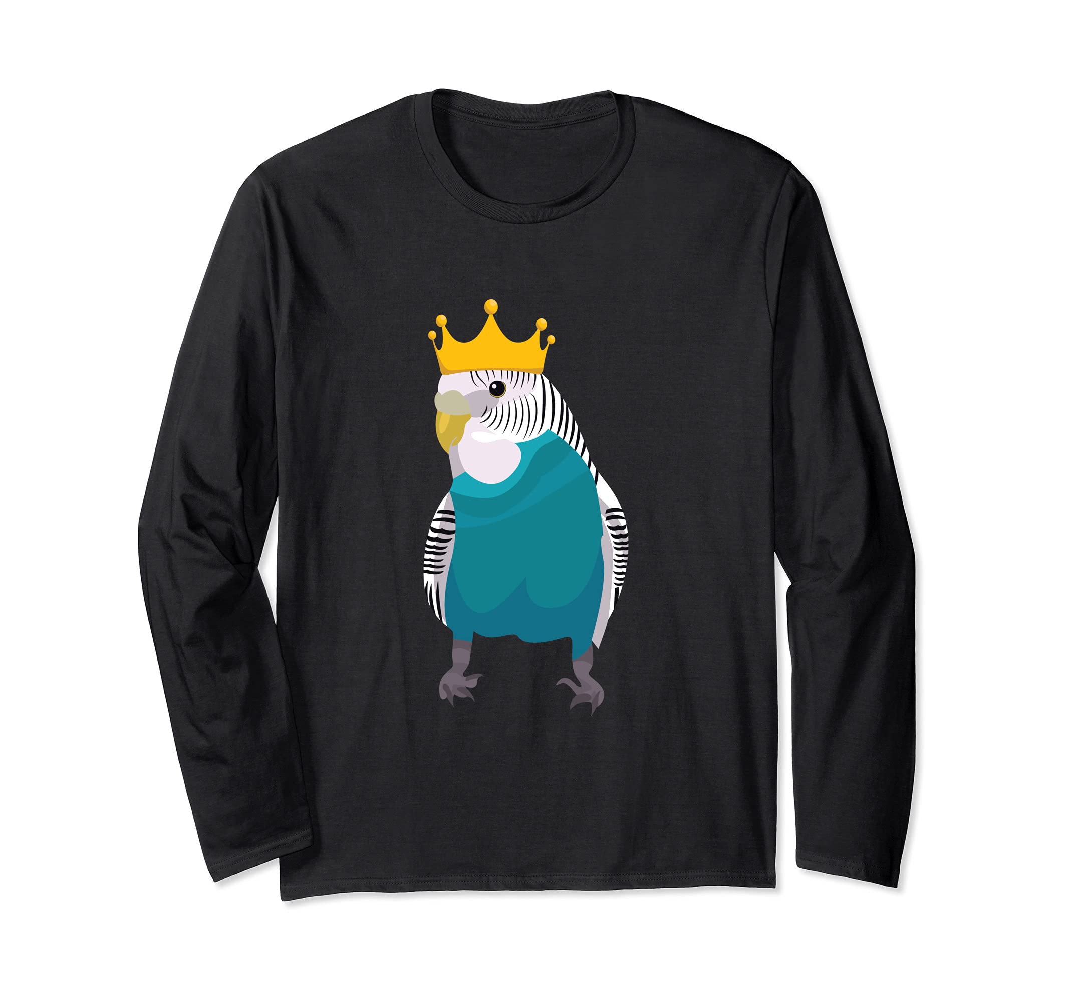 Budgie Bird Parakeet For Budgerigar Owner Long Sleeve T-Shirt