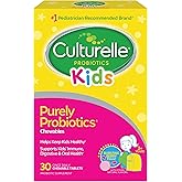 Culturelle Kids Chewable Daily Probiotic for Kids – Natural Berry – Supports Immune, Digestive, and Oral Health – for Age 3+ – Gluten,Dairy,Soy-Free – Packaging May Vary – 30 Count