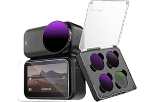 TELESIN CPL ND Filter Kit for DJI Osmo Nano, CPL ND8 ND16 ND32 Filter + Tempered Glass Screen Protector, HD Optical Glass, Mu