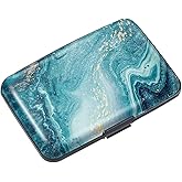 Mini Credit Card Holder for Women or Men,RFID Blocking Slim Hard Card Case ID Case Travel Wallet