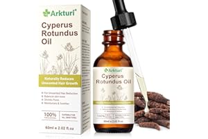 Cyperus Rotundus Oil, 60ML Cyperus Rotundus Oil hair Removal, Natural Hair Removal Care Essential for Smooth Skin, Moisturizi