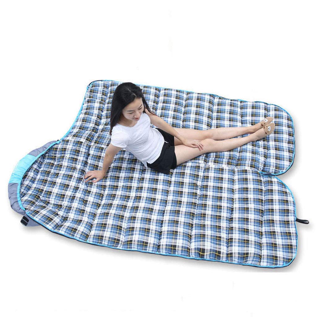 かわいい新作 マットパッド B 青 容量 B07l6gpxj2 寝袋ポリエステル厚手の暖かいキャンプ大人の旅行水分を防ぐコットンダウン Lcshan 色 濃紺 C 青 B 公式 Www Aiq Aiq Com Mx