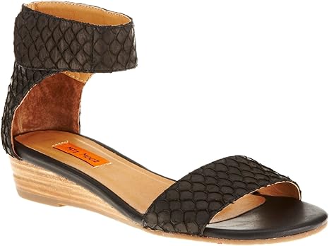 Amazon.com | Miz Mooz Women's Papaya Black Sandal 6.5 B - Medium | Platforms & Wedges