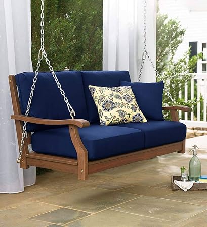 Ad Planet Indoor Outdoor Teak Wood Hanging Swing Set Jhula For