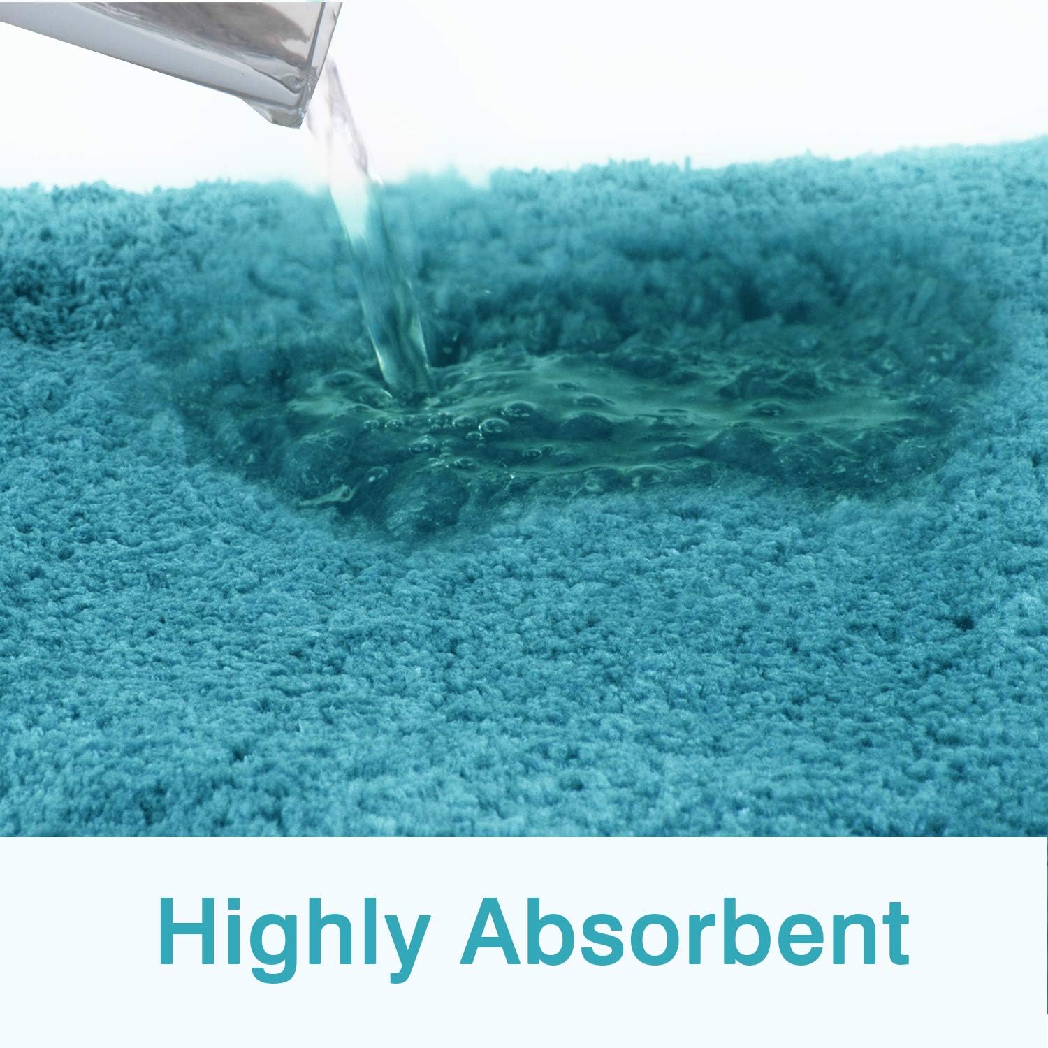 FCSDETAIL rutschfeste Badvorleger mit Wasserabsorbierenden Beige