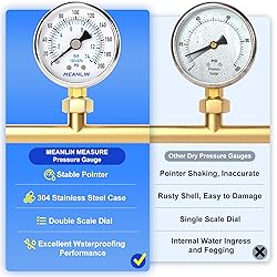 MEANLIN MEASURE 0~200Psi Dry Pressure Gauge