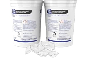 Diversey 990685 Easy Paks Neutralizer Conditioner/Odor Counteractant, Removes Urine Odors on Carpets & Salt Residue from Floors, Powder Packets, 90-Paks, 1 Tub (Pack of 2)
