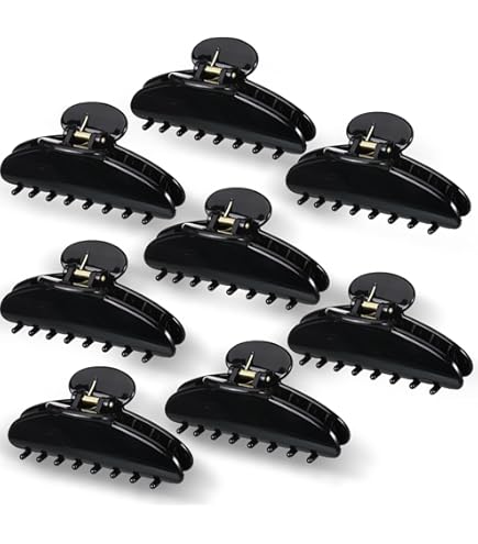 Amazon.com : Yuxung 8 Pcs Large Acrylic Hair Claw Clips  display picture 1