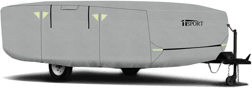Amazon.com: iiSPORT Upgrade Pop-Up Folding Camper Trailer ...