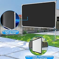 Projector Screen Outdoor,JWSIT 120 inch Outdoor