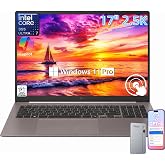 LG gram Max 17" Touchscreen Business Laptop- Copilot+ PC - Intel Ultra 7 355 (AI-Ready NPU), 32 GB RAM, 1 TB SSD, 2560x1600 IPS Display, Wi-Fi 7, Backlit, Windows 11 Pro, 26.5hr Battery, Lightweight