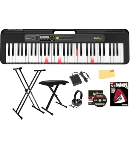 Amazon.com: Casio LK-S450 Premium Keyboard Pack with Stand, AC