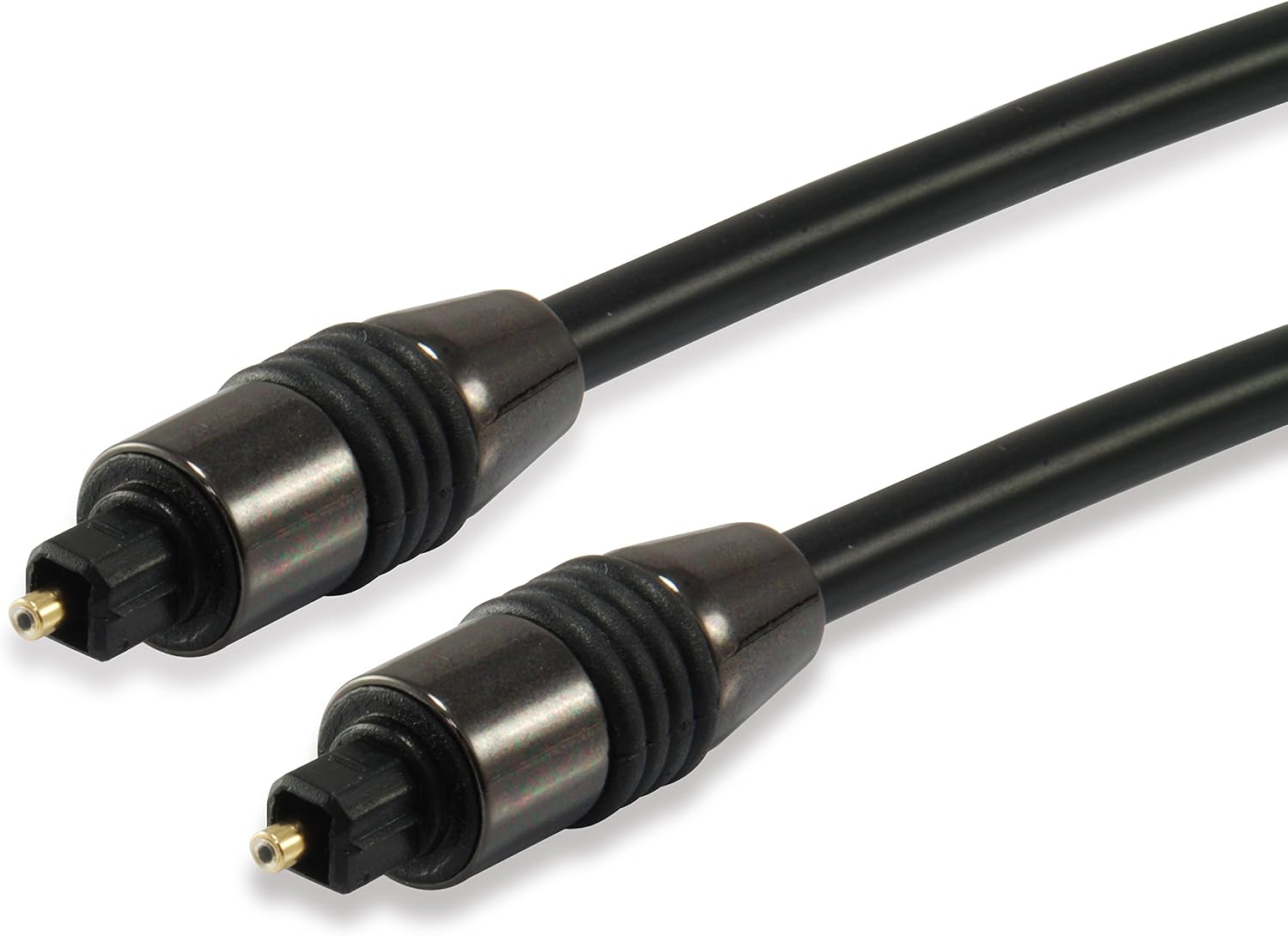 Equip Optical Toslink Digital Audio Cable Male/Male 1.80 m, Black, 1,80 m