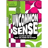 Gouda Games Uncommon Sense &ndash; Guessing Card &amp; Board Game | Quick-Thinking Word Game for Adults &amp; Teens, Family Game Nights &amp; Parties, Gift for Ages 10 &amp; Up, 4-20 Players
