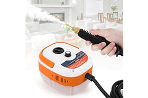 Hapyvergo 2500W Handheld Steam Cleaner High Pressure Steamer for Cleaning for Grout Tile Hand Held Portable Steamer Cleaner for Car Auto Small Mini Power Cleaning Steamer High Heat for Home