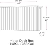 Duramax 1.9 Metal Cushion Box 1450 L with Hydraulic Cylinder & Locking Eye view 6