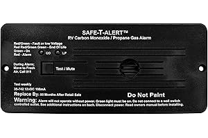 Safe T Alert - Dual LP/CO Alarm - Flush Mount Black - 35-742-BL