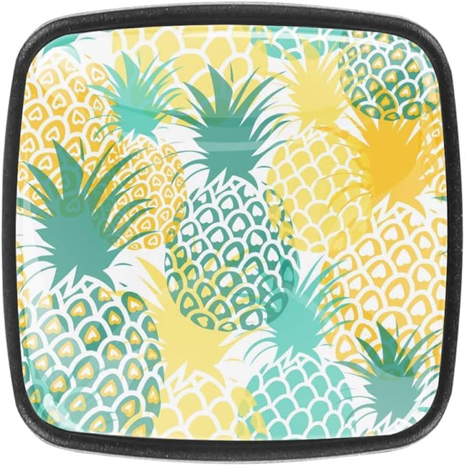 Armarios Herrajes Patrón de piña Frutas tropicales Oficina en el hogar
