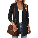 Rapbin Womens Lightweight Cardigan Long Sleeve Open Front Sweater Cardigans | Casual Fall Cardigan Sweaters for Women,Cardigan with Pockets,Dressy Cardigans for Women,Business,Womens Fall Fashion 2026