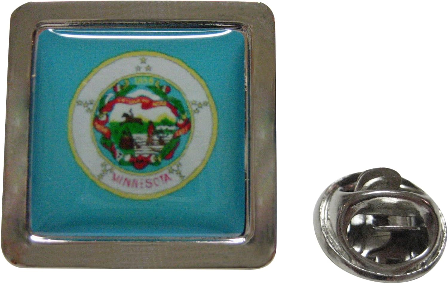Minnesota Flag Design Lapel Pin Jewelry
