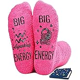 FestiVibe Zodiac Birthday Gifts - Astrology Constellation Horoscope Fuzzy Space Galaxy Socks for Women Teen Girls