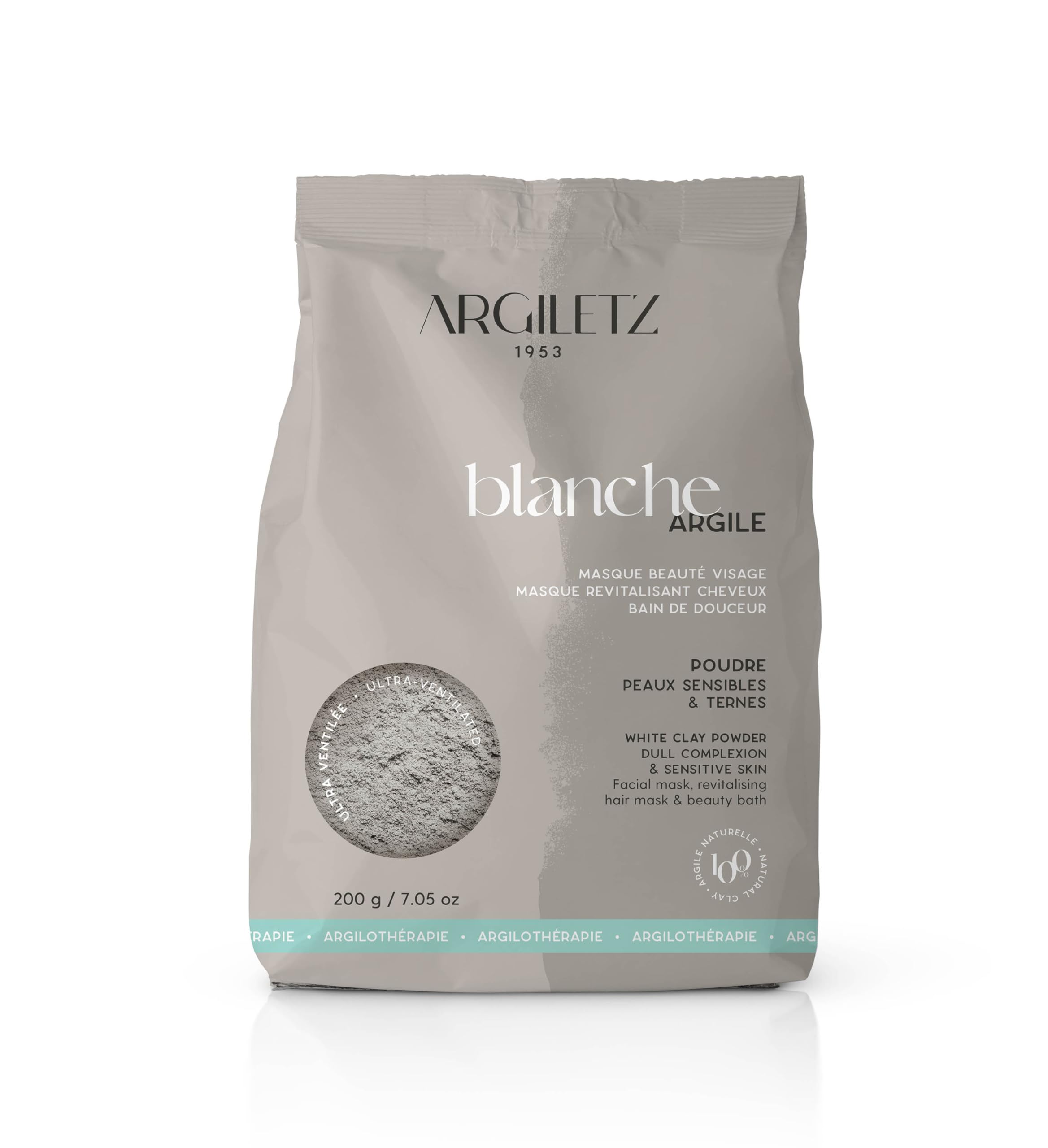 Argiletz Ultra-Ventilated White Clay 200g