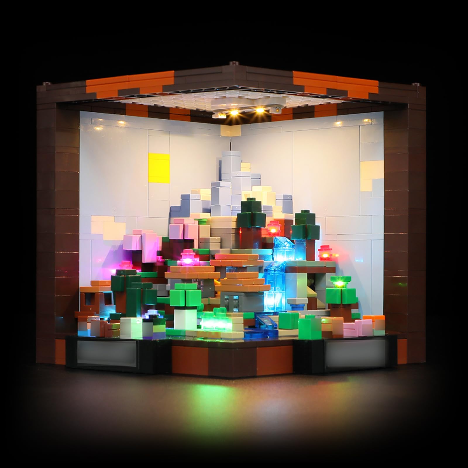 BRIKSMAX Light Kit for Minecraft The Crafting Table - LED Lighting Compatible with Lego 21265 Building Set