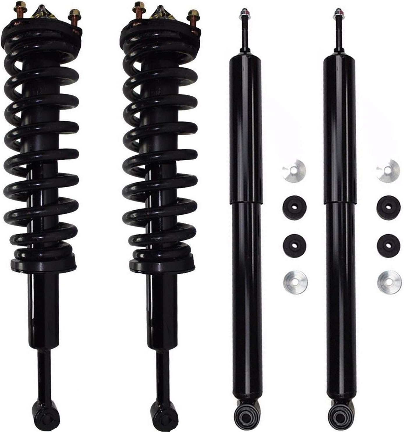 Carock Front Struts & Coil Spring Rear Shocks Compatible with Toyota Tundra 2007 2008 2009 2010 2011 2012 2013 2014
