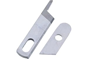 SEW CREATIVE Upper Knife & Lower Knife Set for Singer Sergers (412585 & 550449) - Fits 14SH654, 14CG754, 14SH754, 14SH764, and More