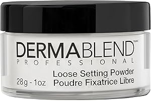 Dermablend Loose Setting Powder, Face Powder Makeup & Finishing Powder for Light, Medium & Tan Skin Tones