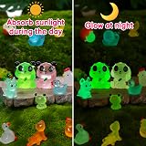 GSrenyu 150Pcs Luminous Mini Resin Animals 24 Styles Glow in the Dark view 4