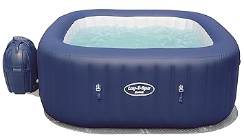 Bestway Lay-Z-Spa Hawaii AirJet, Whirlpool aufblasbar mit Massagefunktion, 180x180x71 cm