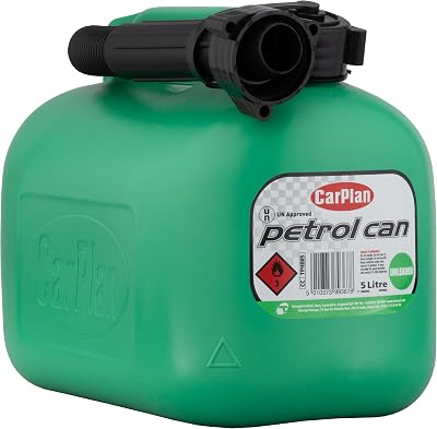 CarPlan TPH005 5L Fuel Can Unleaded Green with Flexible Spout