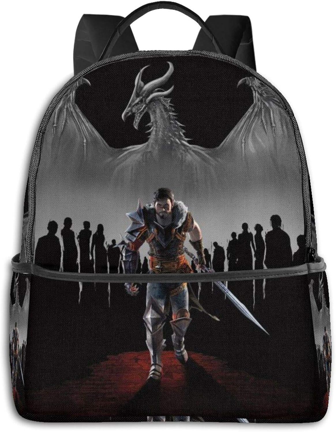 Dragon Age Backpack Smooth Zipper Travel Bag Laptop Bags ,Suitable for College, School, Casual