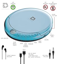 Deluxe Products CD Player Portable with 60 Second