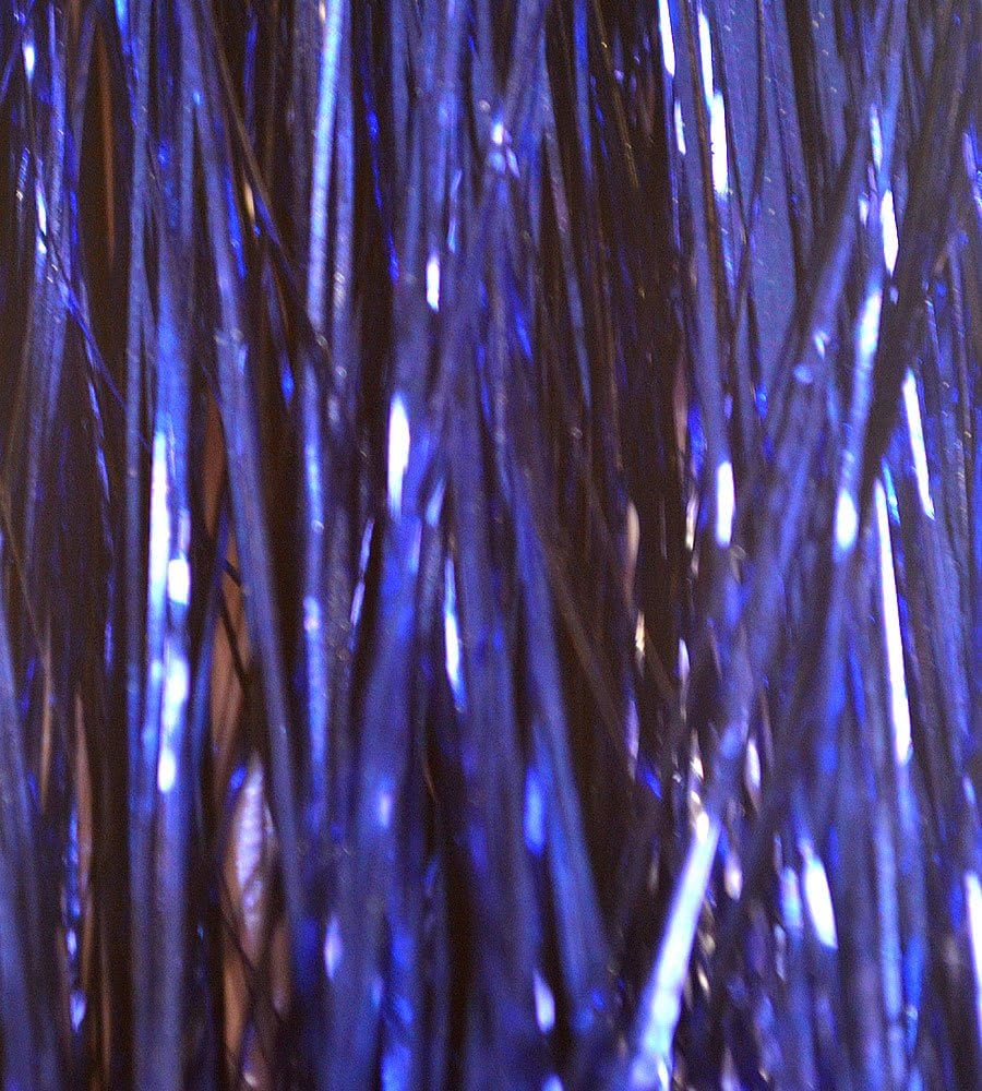Hair Tinsel - Shiny Midnight Blue 100 Strands 100% Silk!