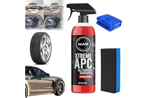 HEARUVE Xtreme Apc - Mad Xtreme Apc, Xtreme Apc Cleaner, Mad Detailing Xtreme Apc, Xtreme Apc All Purpose Degreaser, Xtreme Apc Cleaner Degreaser Gentle Cleansing for Car, Bathroom, Furniture (1)