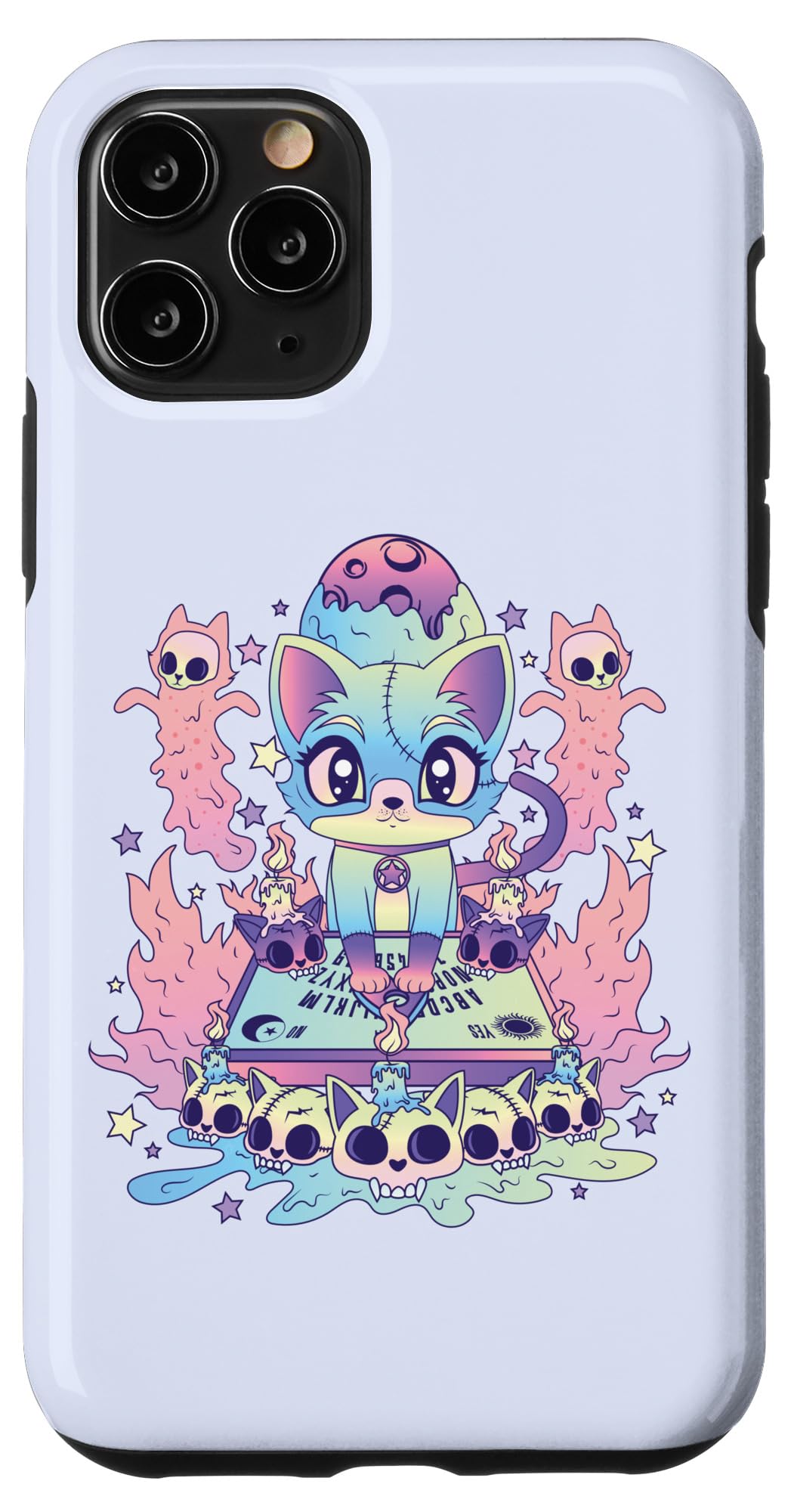 iPhone 11 Pro Cute Cat Ouija Pagan Kawaii Occult Satanic Pastel Gothic Case
