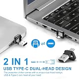 VOVIGGOL USB & Type-C 2 in 1 Wireless Presenter Clicker 2.4GHz PPT view 2