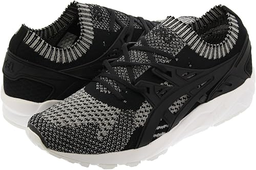 asics gel kayano trainer knit black