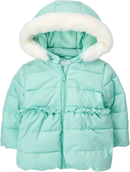 girls jacket with fur hood
