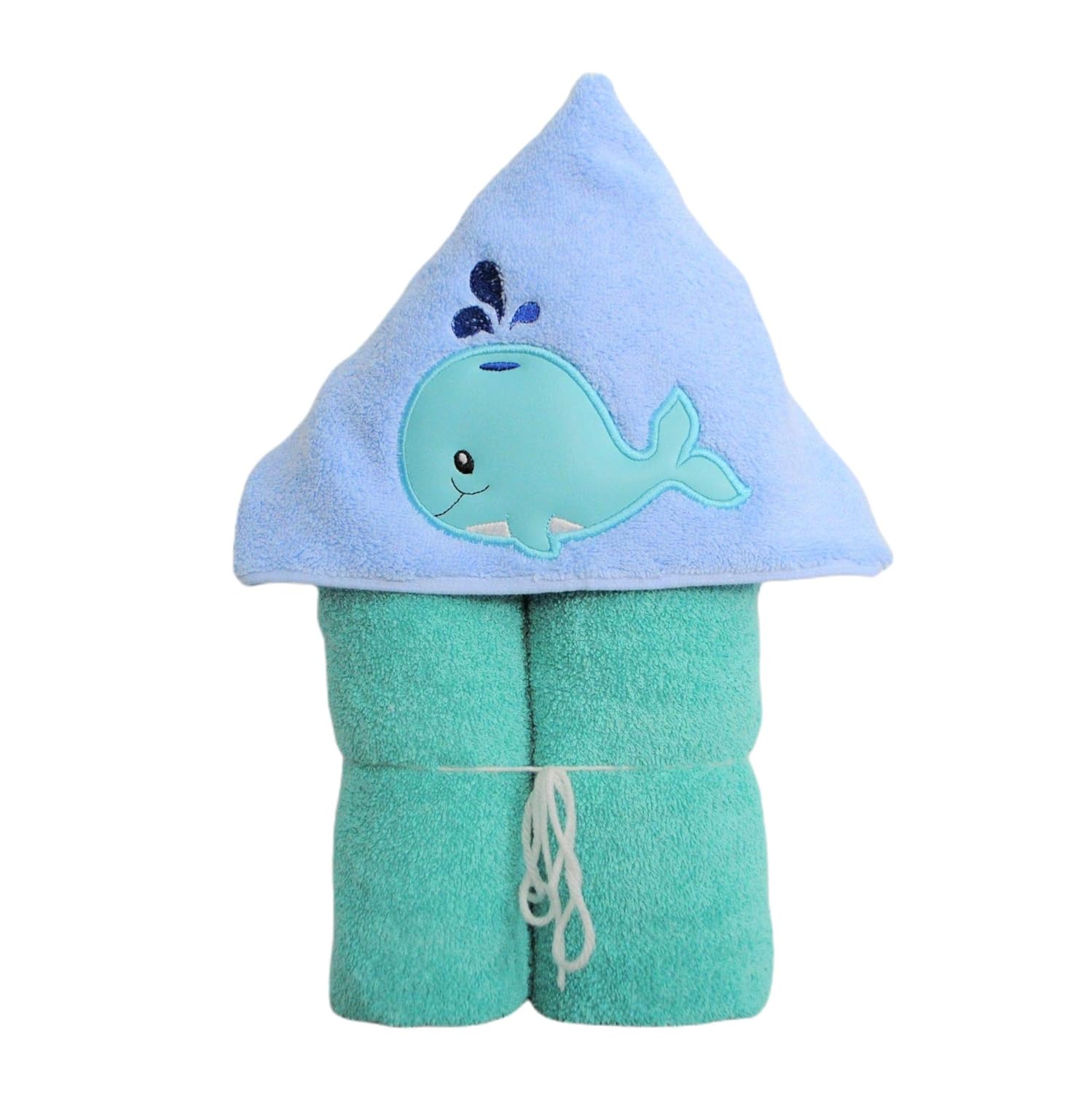 whale baby towel