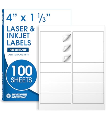 Avery Glossy Clear Rectangle Labels with Sure Feed, 2 x 4 Avery Glossy Clear Rectangle Labels with Sure Feed, 2 x 4