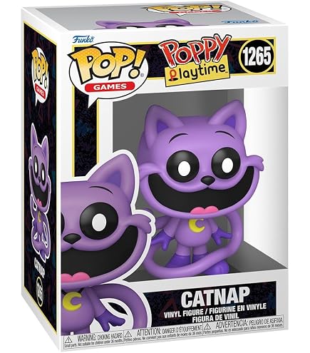 Amazon.com: Poppy Playtime - CatNap Smiling Critters Minifigure 10