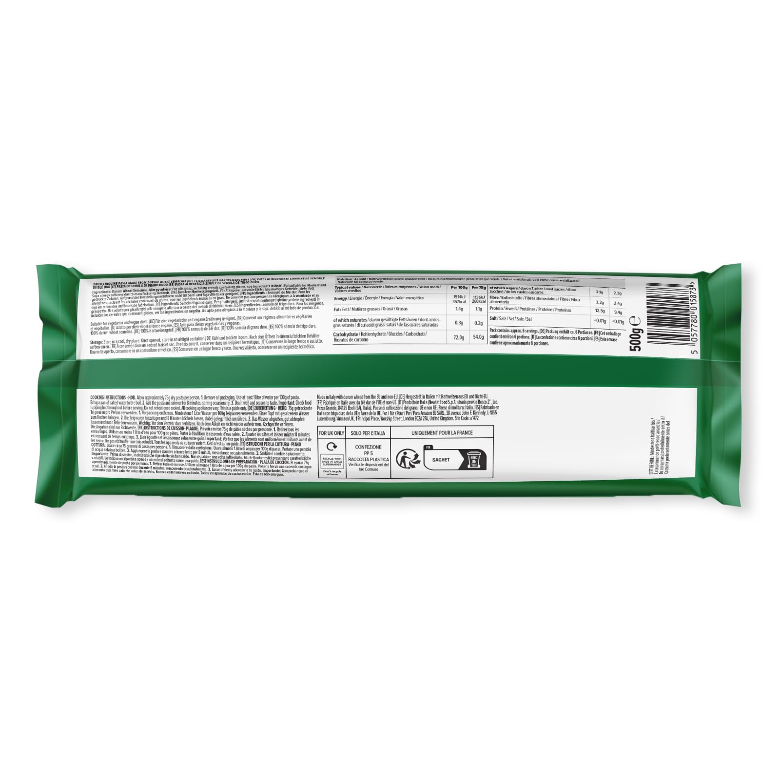 by Amazon Linguine, 500g (Packung mit 4) 2