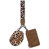 Montana WestxWrangler KeyChain Wristlet Wallets for Women Western Dual Pouch Wristlet Embroidered Boot Scroll Card Holder Wallet With Zipper